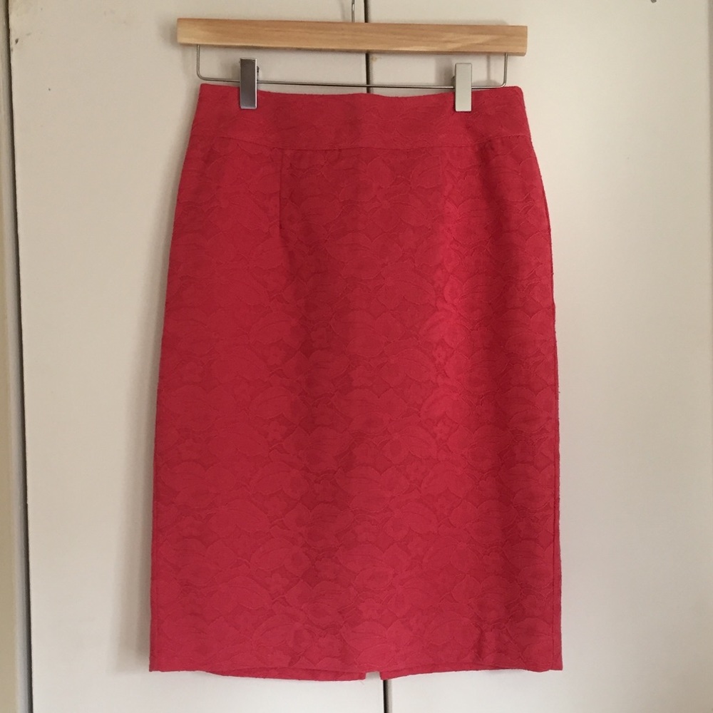Pink Banana Pencil Skirt